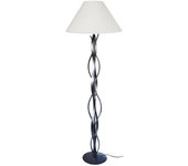 Farola tosel ondas tela columna antracita d45 x h170 cm