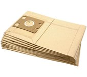 Vhbw 10x bolsa aspiradora compatible con miele s217, s218, s219, s220, s221, s222, s223, s224, s225, s226 - papel, typ e, 31 cm x 19,5 cm, color arena