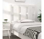 Cabecero de cama，panel de cabecera，decoración de pared madera maciza de pino blanco 105,5x4x100 cm cfw56842