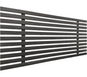 Dhome cabecero de madera reciclada dm estilo japones 105x46cm camas 105 - ceniza madera