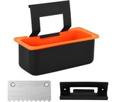 Bloque de pantalla de malla para alimentos, trampa de grasa para planchas blackstone, parte superior plana, bloques de parrilla, accesorios de cocina
