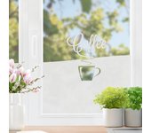 Lámina para ventana vinilo privacidad ventana 60 x 160 cm vinilo estático para cristales vinilo opaco ventana esmerilado 34 cocina