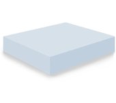 Plancha de espuma poliuretano multiusos - medida: 60 x 120 x 13 cm de grosor - dureza media - densidad 25 kg/m3