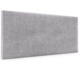 Dhome cabecero de lana natural con botones 110x50cm camas 105 - gris claro
