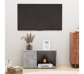 Mueble de tv | mueble de salón | mesa de tv madera de ingeniería gris hormigón 60x24x32 cm cfw57964