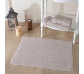 Juego de 2 toallas felpa 50x90 cm/ 70x140 cm y tapete de baño