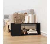 Mueble para tv | mueble de salón | mesa de tv madera contrachapada negro 80x24x32 cm cfw53099