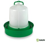 Bebedero premium con base profunda (color verde) - 8 litros