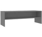 Mueble tv negro 120x40x40 cm madera contrachapada