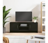 Mueble de tv | mueble de salón | mesa de tv madera de ingeniería negro 102x30x37,5 cm cfw25886