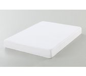 Protector de colchón transpirable e impermeable rizo dulce para cama de 135 cm ajustable