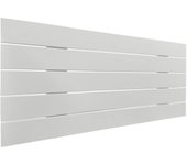 Dhome cabecero de madera reciclada dm estilo palet horizontal 110x46cm camas 105 - blanco sólido