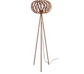 Farola tosel citrouille metal trípode cobre d40 x h165 cm
