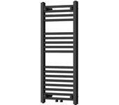 Radiador secatoallas de agua 309w 90x40x3cm, negro