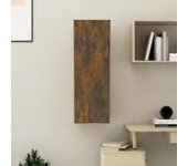 Mueble para tv | mueble de salón | mesa de tv madera contrachapada roble ahumado 30,5x30x90 cm cfw23561