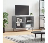 Mueble de tv | mueble de salón | mesa de tv madera de ingeniería gris hormigón 69,5x30x50 cm cfw89479