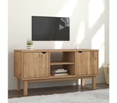 Mueble de tv | mueble de salón | mesa de tv otta madera maciza de pino 113,5x43x57 cm cfw27390