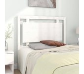 Cabecero blanco 105,5x4x100 cm madera maciza de pino