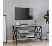 Mueble para tv | mueble de salón | mesa de tv madera contrachapada gris sonoma 80x40x50 cm cfw15945