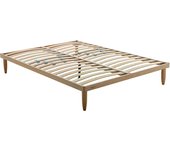 Somier de láminas natural 14 láminas madera reforzado - 105x200 cm