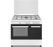 Cocina sauber scw5gb 5g pb gas butano blanca 90x60