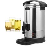 Dispensador de bebidas calientes 8 l 1500 w acero inoxidable olla de chocolate para vino caliente grifo con tapa con cerradura
