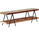 Mueble para tv | mueble de salón | mesa de tv de madera maciza reciclada 160x40x50 cm cfw87750