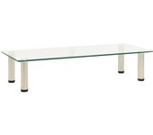 Mueble para tv | mueble de salón | mesa de tv de vidrio templado transparente 80x35x17 cm cfw24333
