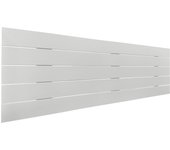 Dhome cabecero de madera reciclada dm estilo palet horizontal 135x46cm camas 120/135 - blanco sólido