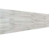 Dhome cabecero de madera reciclada dm estilo palet horizontal 135x46cm camas 120/135 - blanco madera