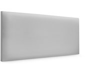 Dhome cabecero de polipiel liso 105x50cm camas 105 - gris claro