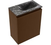 Mondiaz ture-dlux 40cm mueble fondo reducido rust. eden lavabo posición derecho lava. 1 orificio.