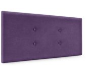 Dhome cabecero de tela aqualine con 2 hileras de botones 105x50cm camas 105 - lila