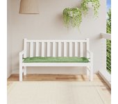 Cojín para banco de jardín estampado de hojas 150x50x7 cm