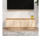 Mueble de tv | mueble de salón | mesa de tv de madera maciza de pino 110x34x40 cm cfw59245