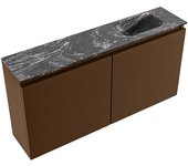 Mondiaz ture-dlux 100cm mueble fondo reducido rust. eden lavabo posición derecho lava. 1 orificio.