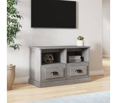 Mueble para tv | mueble de salón | mesa de tv madera contrachapada gris sonoma 80x35x50 cm cfw13523