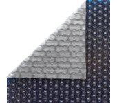 Cubierta solar térmica para piscina 800 micras geobubble energyguard negra 10x4 m con refuerzo en todo el contorno.