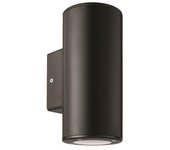 Aplique de pared fostos redondo plástico arriba-abajo 2xgu10 negro
