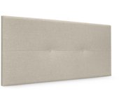 Dhome cabecero de lino natural con botones 110x50cm camas 105 - beige