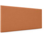 Dhome cabecero de lino natural liso 95x50cm camas 90 - naranja