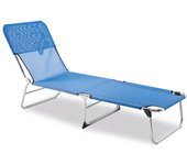 Mueble tumbona cama playa alum azul - eredu