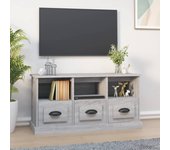 Mueble para tv | mueble de salón | mesa de tv madera contrachapada gris sonoma 100x35x50 cm cfw53341