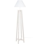 Farola tosel kalmar tela columna madera blanca d40 x h155 cm