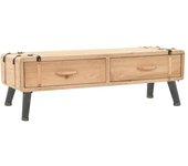 Mueble de tv | mueble de salón | mesa de tv madera maciza de abeto 110x33x35 cm cfw86655