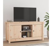 Mueble de tv | mueble de salón | mesa de tv de madera maciza de pino 103x36,5x52 cm cfw74261