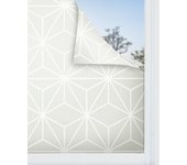 Panorama vinilo para ventanas líneas estrellas verde 60x100 cm - vinilos adhesivo para cristal - pegatina opaca - vinilo translúcido