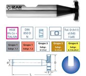 Izar 22539 - fresa especial hsse8% din850dn tialsin 10.50x02.50 mm