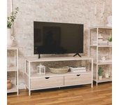 Mueble tv agar blanco 120x57cm