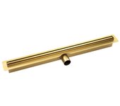 Canaleta de ducha slim, color:dorado, longitud:100 cm